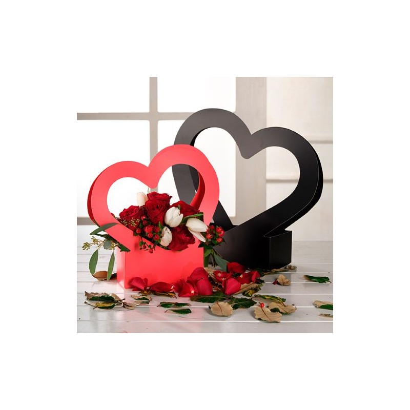 SAC ANSE COEUR 38X40X24CM les 10P