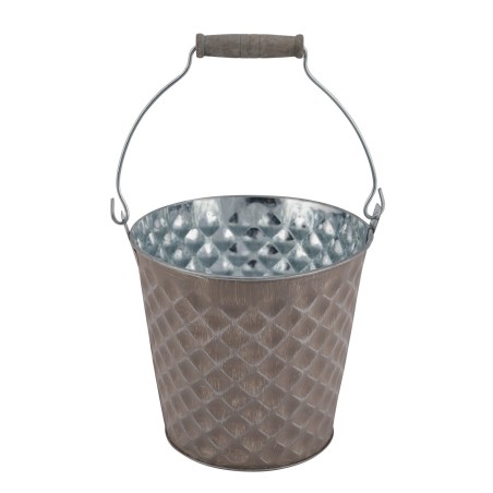 ZINC-SEAU LOSANGE 015 H13CM à la pièce