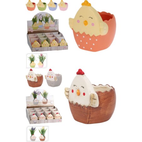 C.POT POUSSIN 8X10CM COFFRET 12P