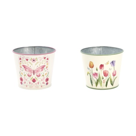 ZINC-POT IMPRIME 015 H15CM les 4P