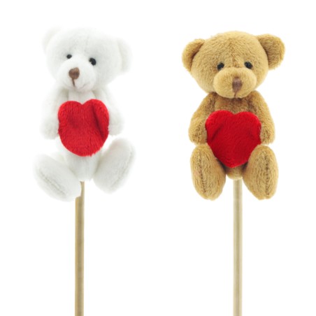 PIQUE OURS + COEUR H50CM /25P