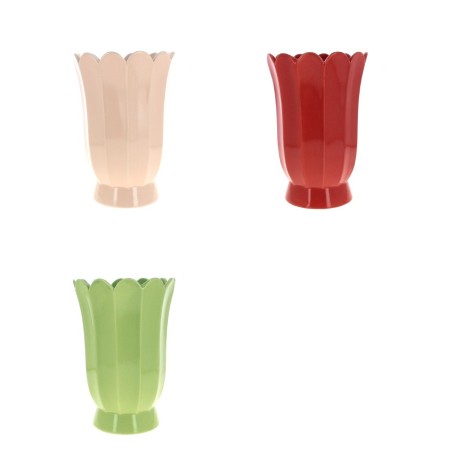VASE TULIPE 016.5 H24CM  les 2P
