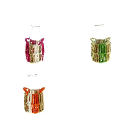 VERRE BOUTEILLE/1- H13.5 POT CORDE les 6P