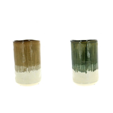 VASE VERNIS 012.7 H20.2CM les 6P