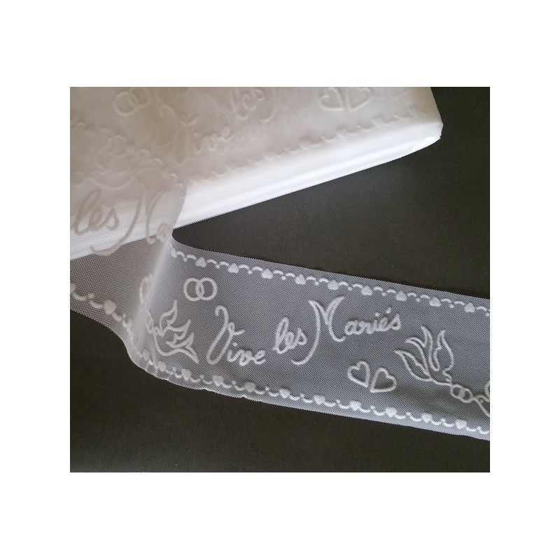 TULLE IMPRIME FLOQUE 10 CM