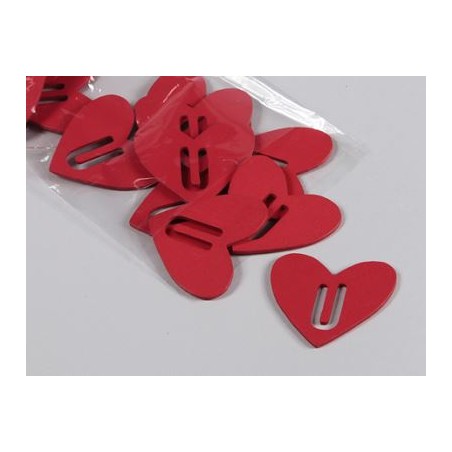COEUR BOIS TROMBONNE 4X4.5CM/24P