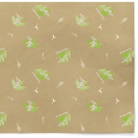 MUGUET RAME KRAFT.25X30 les 250 FEUILLES