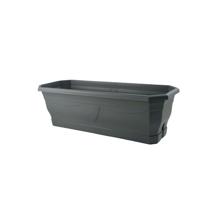 JARDINIERE MILLESIA avec SOUCOUPE couleur 30CM 