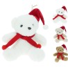 OURS AVEC BONNET NOEL H15CM (assort.3) les 12P
