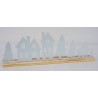 DECOR MAISON METAL SUR BOIS 44X5CM pièce