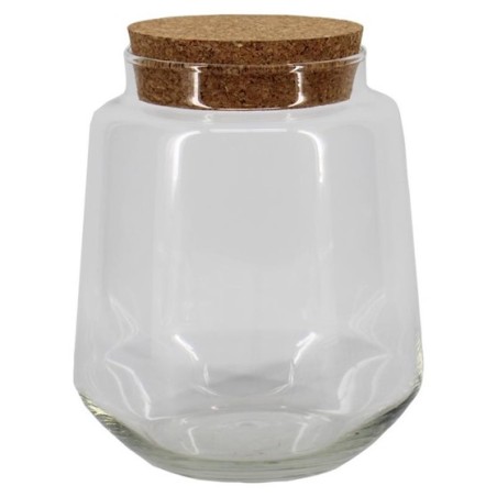 VERRE TERRARIUM + BOUCHON 010 H17CM à la pièce