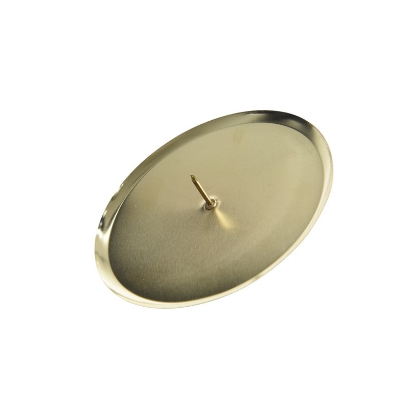 PIQUE PORTE-BOUGIE METAL 80MM/4P