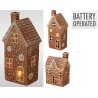 MAISON BISCUIT LED H20CM les 6P