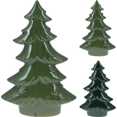 SAPIN PORCELAINE H26CM les 2P