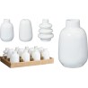 VASE BLANC ASSORT.3 PLATEAU de 12P