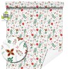 PAPIER KRAFT IMPRIME fond blanc 70X40M