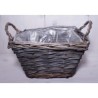 COUPE OSIER GRIS 20X20CM H12CM/1P