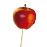 POMME SUR PIQUE 60MM rouge / 25P