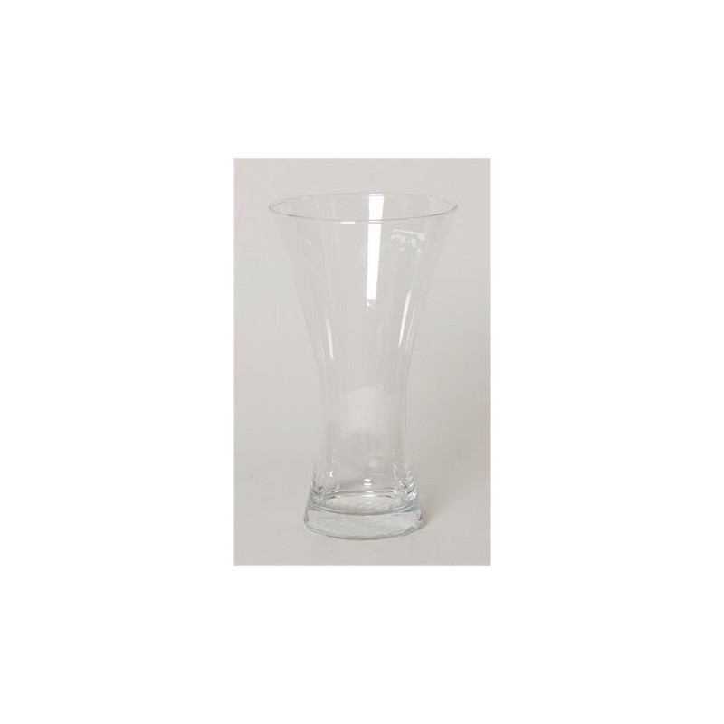 VERRE VASE DIABOLO 014.5 H25CM/ 4P