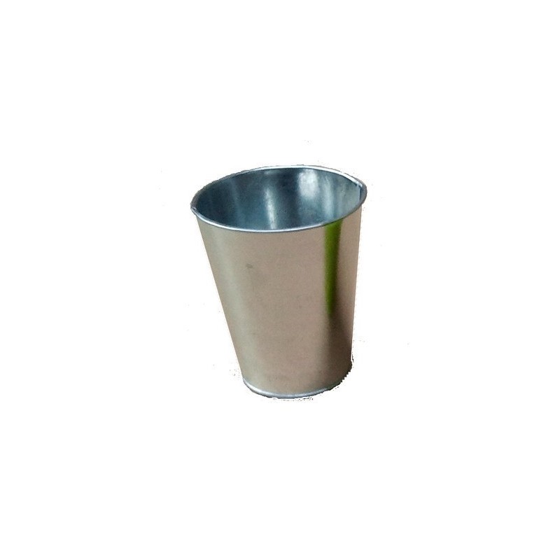 ZINC-POT MUGUETnaturel 010 H12.5CM  à la pièce