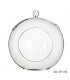 VERRE BOULE ouverte Diam.14CM à susp./4P