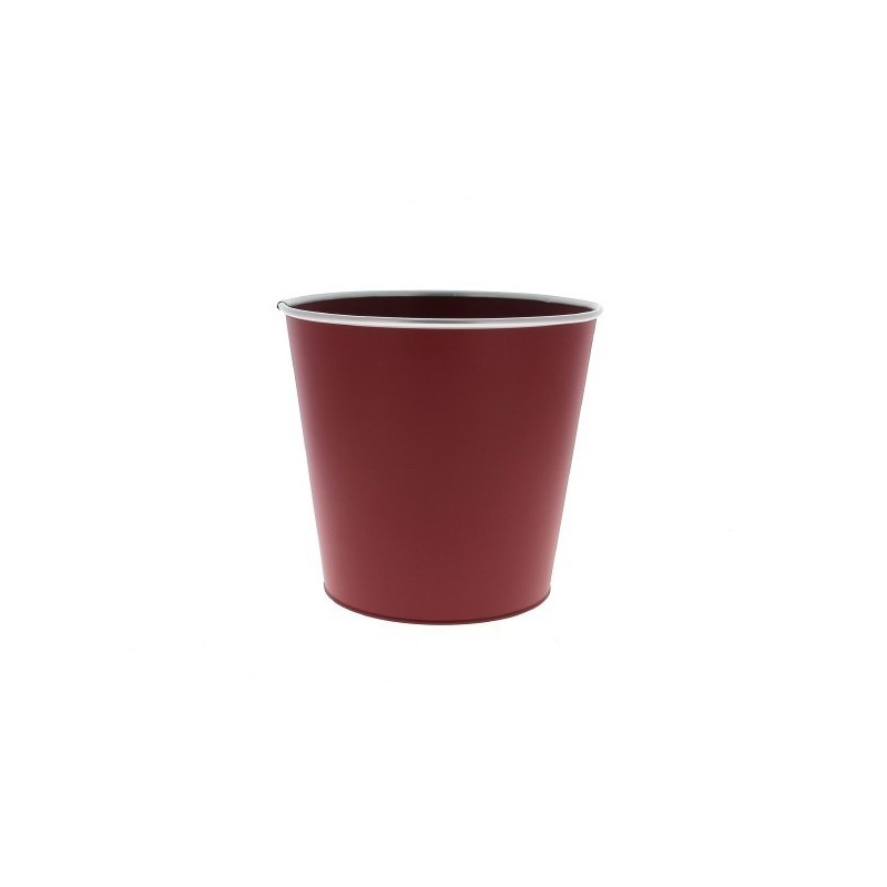ZINC-C.POT BORD ALU 017.5 H15.5CM à la couleur