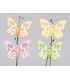 PAPILLON BOIS Diam.08cm /12P