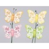 PAPILLON BOIS Diam.08cm /12P