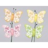 PAPILLON BOIS Diam.08cm /12P