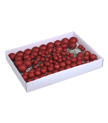 BOULE UNIE BRILLANTE 020-30-40MM /100P