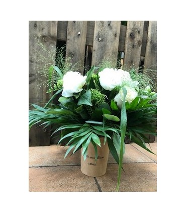 FLOWER CUP PERSONNALISE 011.5 H13.5CM les 500P