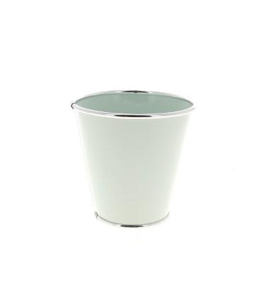 ZINC-C.POT BORD ALU 013 H12.5CM à la couleur
