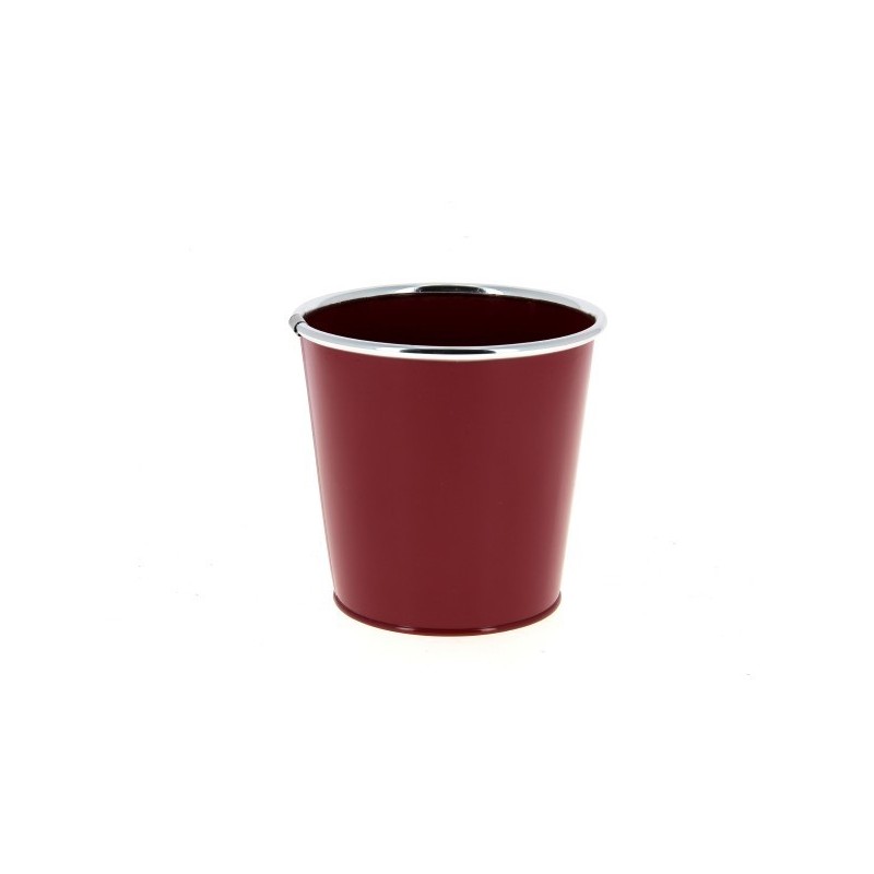 ZINC-C.POT BORD ALU 013 H12.5CM à la couleur