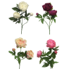 FLEUR PIVOINE DUCHESSE 70CM à la pièce