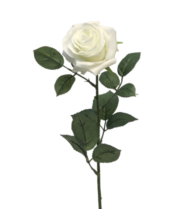 FLEUR ROSE DE DIJON 64CM à la pièce