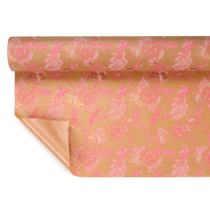 PAPIER KRAFT IMPRIME IMPERMEABILISE 80 x 20M