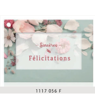 JESO CARTE "FLEUR DE FLEUR" /10P