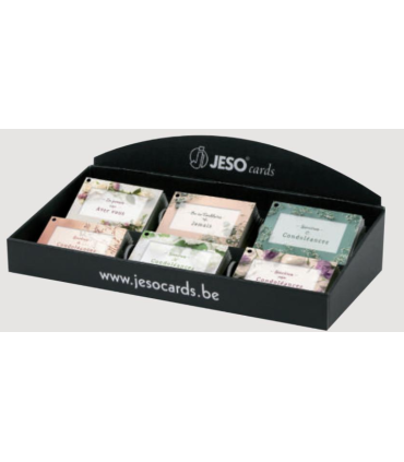 JESO PRESENTOIR "SAVANNE-FLEUR DE FLEUR" 60 cartes