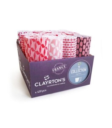 MANCHETTE CACHE POT FANTAISIE 16CM boxe 120p