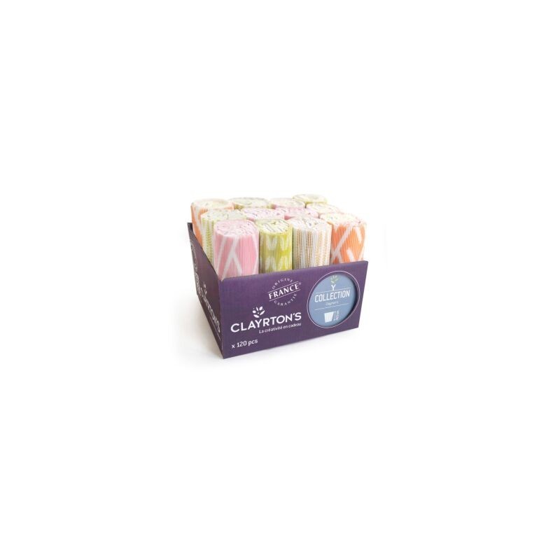 MANCHETTE CACHE POT FANTAISIE 16CM boxe 120p