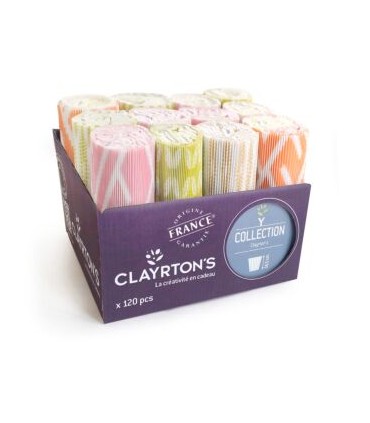 MANCHETTE CACHE POT FANTAISIE 16CM boxe 120p