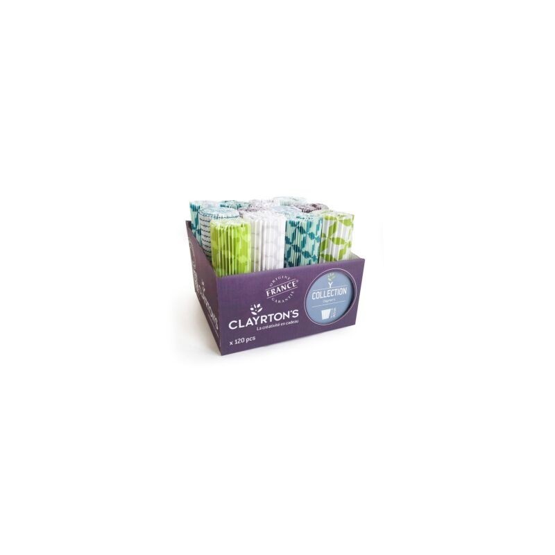 MANCHETTE CACHE POT FANTAISIE 16CM boxe 120p
