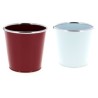 ZINC-C.POT BORD ALU 013 H12.5CM à la couleur
