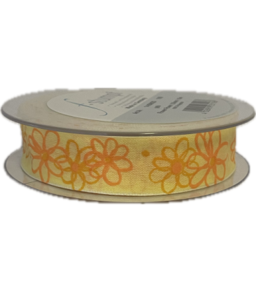 RUBAN FANTAISIE FLOWER 25MM x 15M