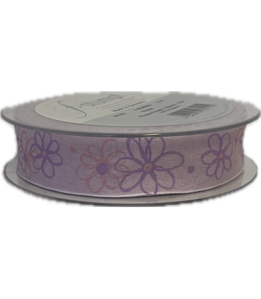 RUBAN FANTAISIE FLOWER 25MM x 15M