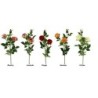 FLEUR ROSE 2 fleurs + 1 BOUTON H72CM /24P