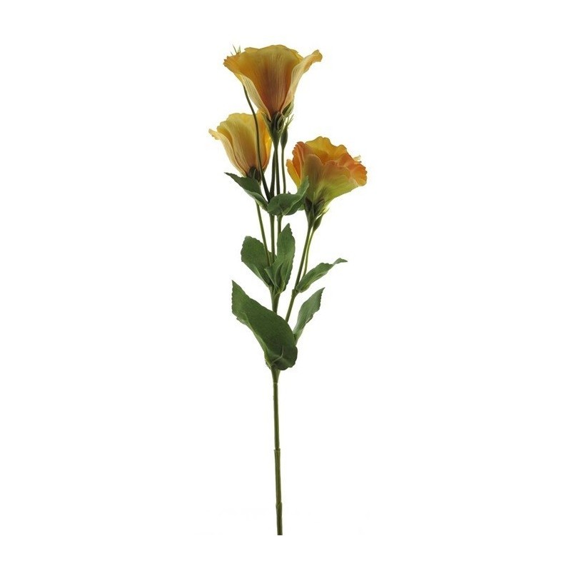 FLEUR LISIANTHUS 3 fleurs 53CM à la tige