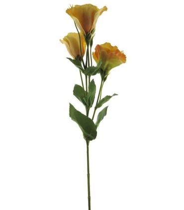 FLEUR LISIANTHUS 3 fleurs 53CM à la tige