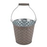 ZINC-SEAU LOSANGE 015 H13CM à la pièce