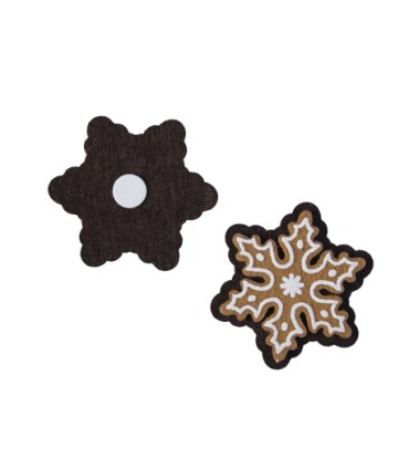 SUJET PAIN D'EPICE A COLLER /12P